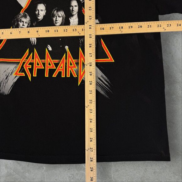 Vintage Y2K 2003 Def Leppard X Ten USA Tour Concert Rock Band T Shirt - XL - Picture 6 of 8